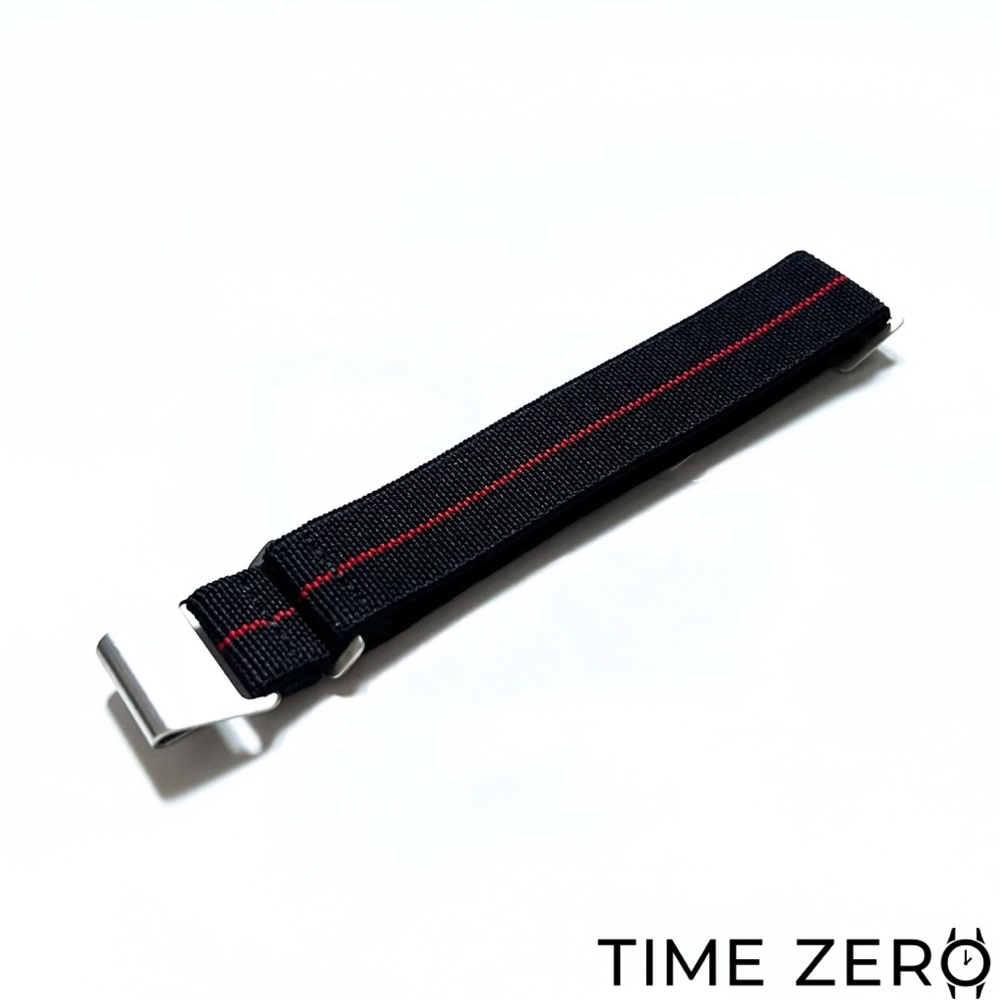 New Black/Red M.N. Watch Strap (The Mariner Collection)
